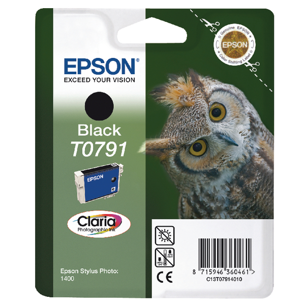 Epson T0791 inktcartridge zwart