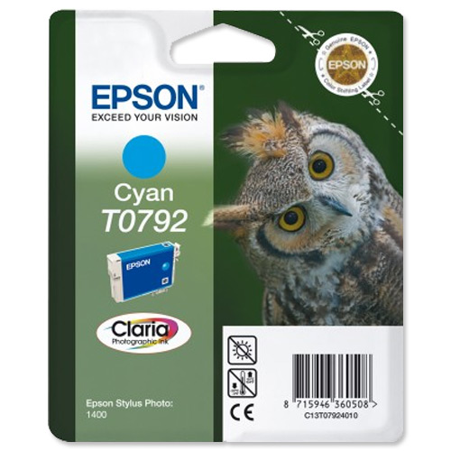 Epson T0792 inktcartridge cyaan