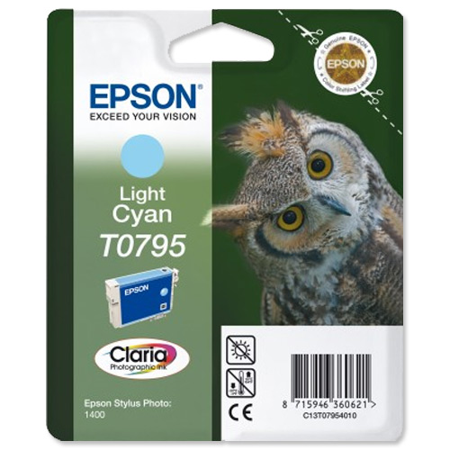 Epson T0795 inktcartridge licht cyaan
