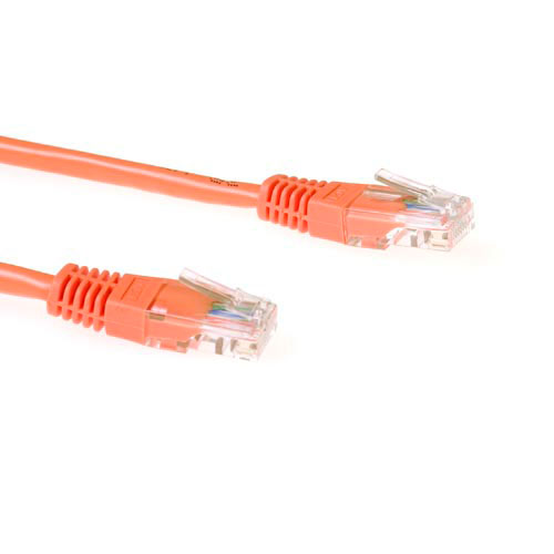 ACT CAT5E U/UTP patchkabel oranje 20m