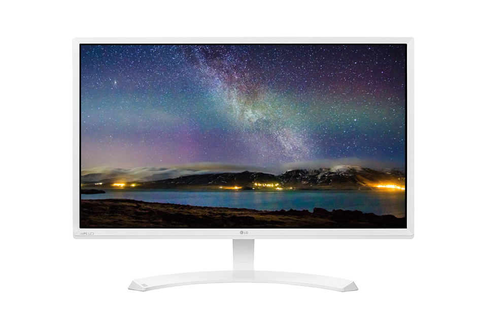 LG 24MP58VQ-W 23.8i IPS 1920x1080 5ms Sleek Cut Design Black Stabilizer 4 Screen split HDMI D-Sub White