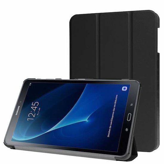 Samsung Galaxy Tab A 10.1 (2016) Tri-Fold Book Case Zwart