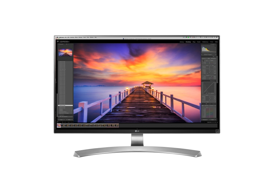 LG 27UD88-W Zilver