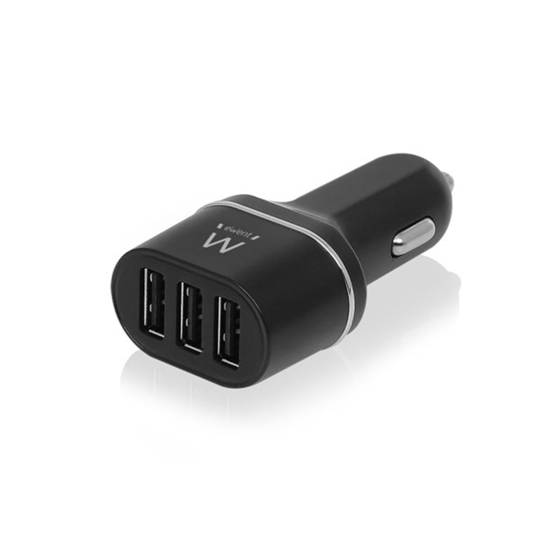 Ewent 3-poorts USB-autolader
