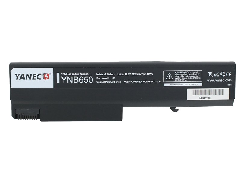 Yanec Laptop Accu 10.8V voor HP Business notebook 6730b/6930p, EliteBook 6540b/6930p