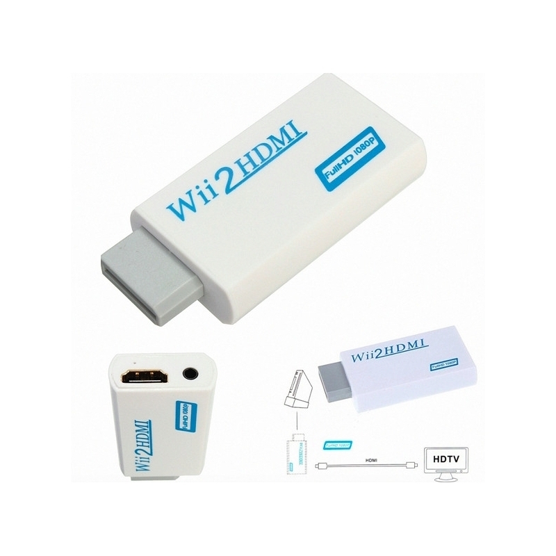 Wii 2 HDMI Wii Naar HDMI Converter Omvormer 1080P