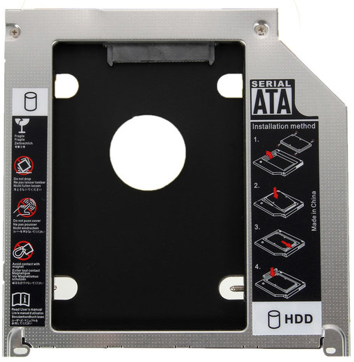 Apple MacBook Pro A1278 A1286 A1297 29,5mm SATA HDD SSD Caddy Adapter Bay