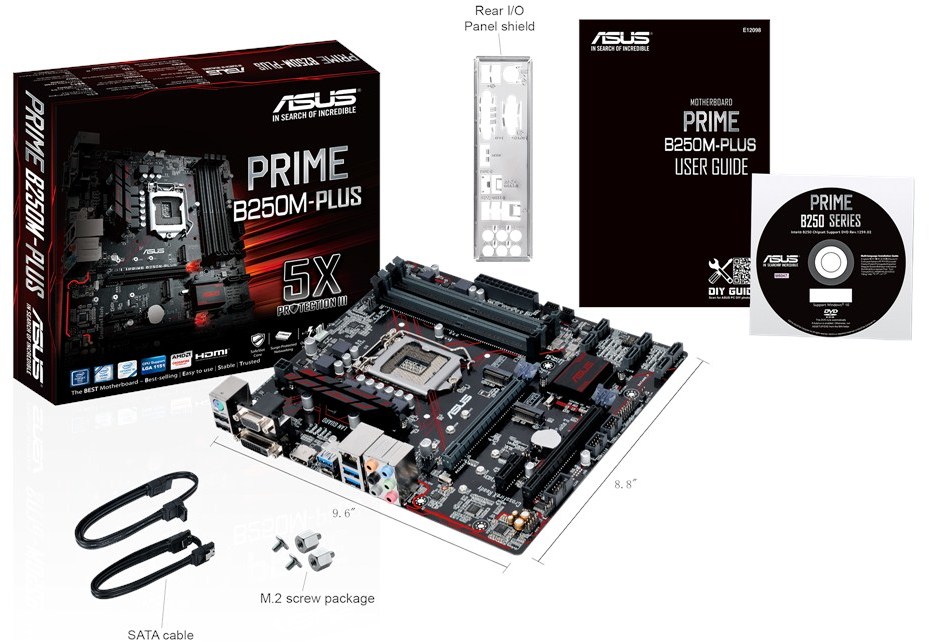 Asus PRIME B250M-PLUS - Motherboard