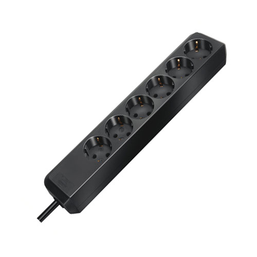 [1159400015] Stekkerdoos 6 aansluitingen Brennenstuhl Eco-Line 1.5m zwart