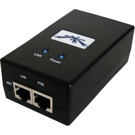 [POE-24-12W-G] Ubiquiti POE Injector, 24VDC, 12W, Gigabit Port