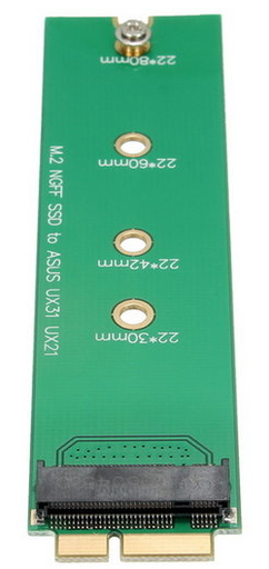 [995581] M.2 NGFF SSD voor 18-pins adapterkaart voor ASUS UX31 UX21 B SSD