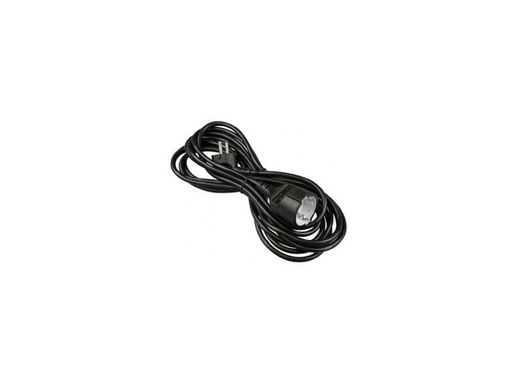 [BUN770096] Blu-Basic Stroomverlengkabel 5 Meter - Zwart