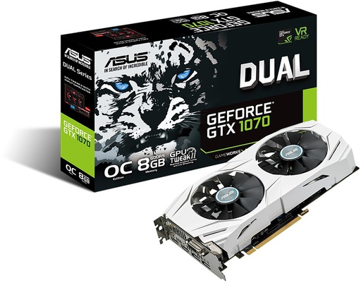 [90YV09T1-M0NA00] Asus DUAL-GTX1070-O8G
