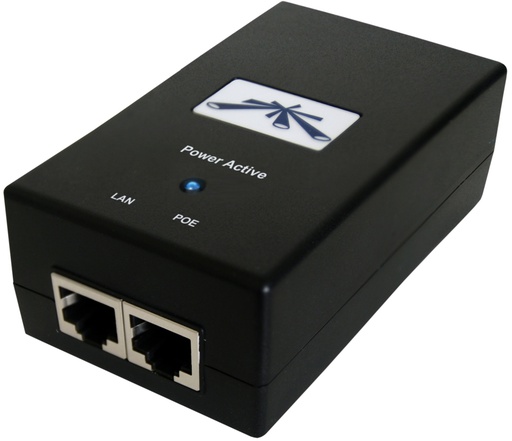 [POE-48-24W-G] Ubiquiti POE Injector, 48VDC, 24W, Gigabit Port