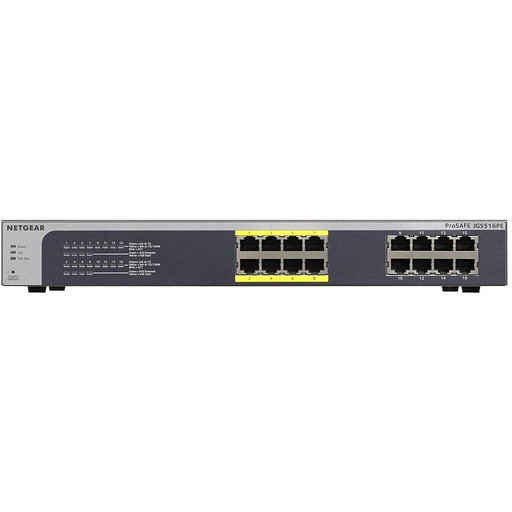 [JGS516PE] Netgear Prosafe Gigabit Plus 16 poorts waarvan 8 PoE