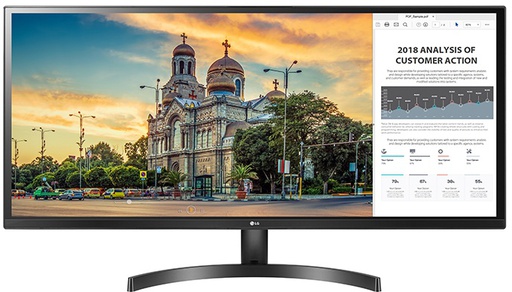 [34WK500-P.AEU] LG 34WK500 Zwart