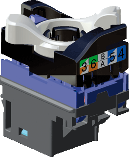 [076588] Legrand CAT6 UTP Keystone jack
