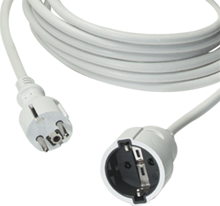 [523300305] Verlengsnoer H05VV 3G1,5mm2 5 meter