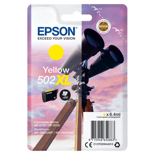 [C13T02W44020] Epson Singlepack Yellow 502XL Ink