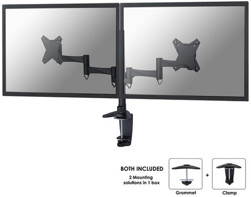 [FPMA-D1330DBLK] Newstar FPMA-D1330DBLACK flat panel bureau steun 68,6 cm (27") Zwart