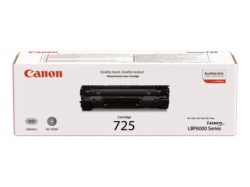 [3484B002] Canon CRG-725 - zwart - origineel - tonercartridge