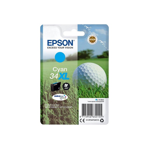 [C13T34724020] Epson 34XL Cyaan