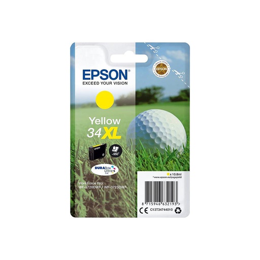 [C13T34744010] Epson 34XL Yellow
