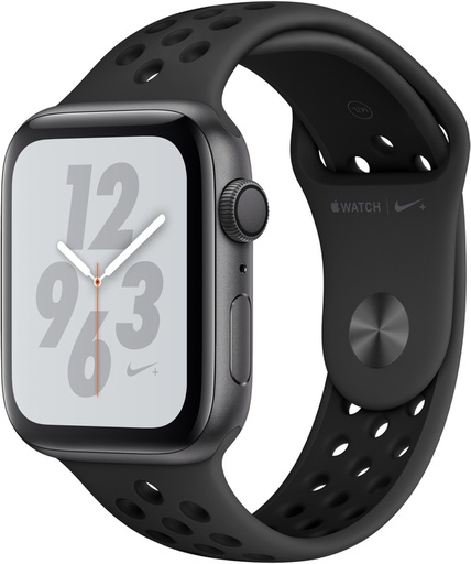 [MU6L2FD/A] Apple Watch series 4 44mm SG Aluminium kast met antraciet Nike+ bandje
