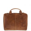 [480-3] Plevier Scarborough laptop sleeve/tas 14 inch cognac