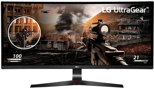 [LGE-34UC79G-B] LG UltraGear 34UC79G Rood, Zwart