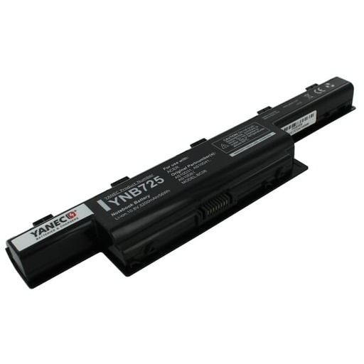 [YNB725] Yanec Laptop Accu 5200mAh voor Acer Aspire, Acer Travelmate, Packard Bell