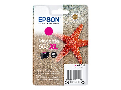 [C13T03A34010] Epson 603XL - magenta - origineel - inktcartridge