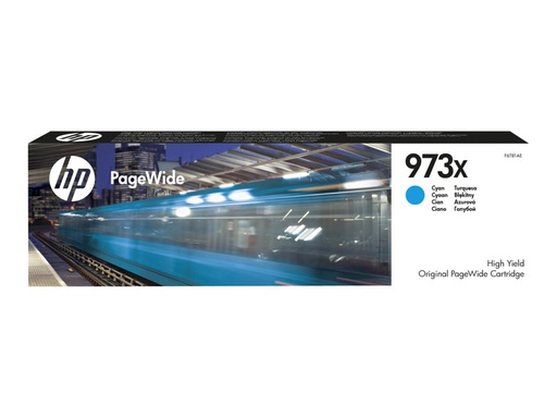 [F6T81AE] HP 973X - hoog rendement - cyaan - origineel - PageWide - inktcartridge