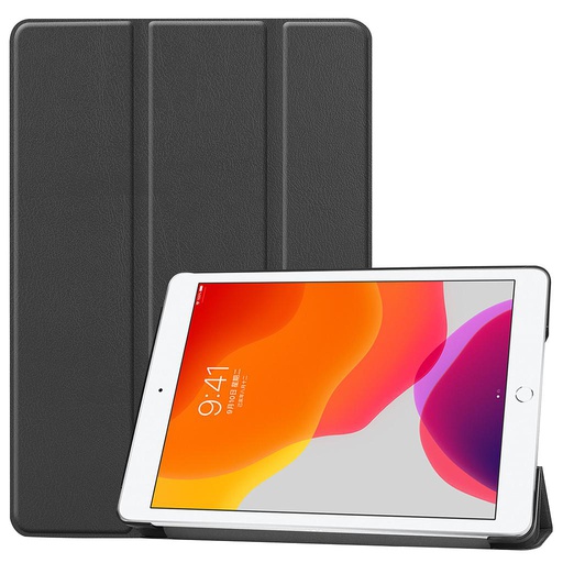 [A2198-1 (C6)] Cover2Day iPad 2020 hoes - 10.2 inch - Tri-Fold Book Case - Zwart
