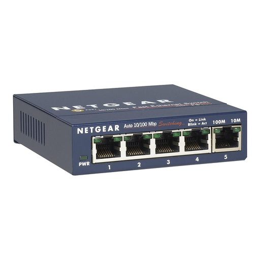 [FS105-300PES] NETGEAR 5-Port FE Switch metal case