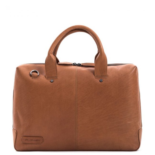 [350-3] PLEVIER BASALT BUSINESSTAS 15.6 INCH COGNAC