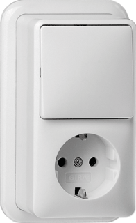 [017611] Gira Opbouw Combinatie schakelaar/wcd