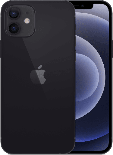 [MGJ53ZD/A] Apple iPhone 12 - 15,5 cm (6.1") - 64 GB - Zwart
