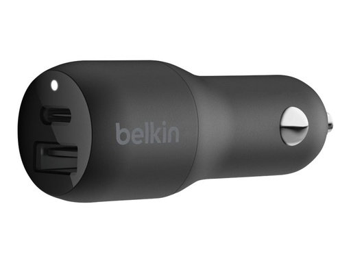 [CCB003BTBK] BELKIN 32W PD Dual Car Charger