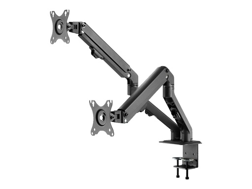 [FPMA-D650DBLACK] Neomounts by Newstar monitor bureausteun - Klem/doorvoer - 7 kg - 43,2 cm (17") - 68,6 cm (27") - 100 x 100 mm - Zwart