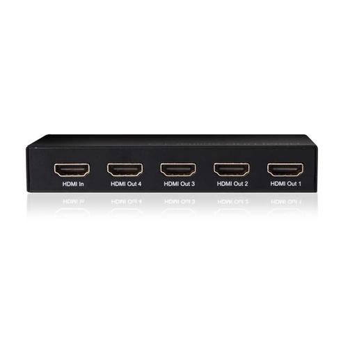 [CSV-1380] CLUB3D HDMI™ 4K@60Hz UHD Splitter AC Power 4 ports