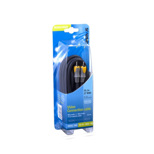 [39.900.229.65] Scanpart - Aansluitkabel tulp(M)-(M) digitaal coax - 5 meter