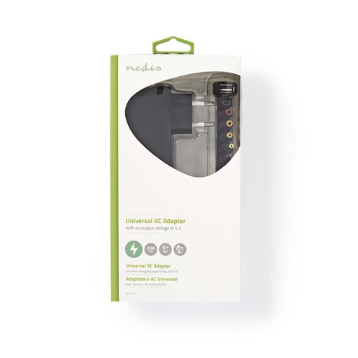 [ACPA011-0718] Nedis - Nedis ACPA011 Universele Ac-voedingsadapter 5 Vdc 2,5 A Usb