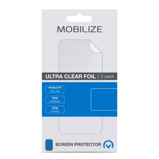 [MOB-SPC-IPH13PROMAX] Mobilize Clear 2-pack Screen Protector Apple iPhone 13 Pro Max