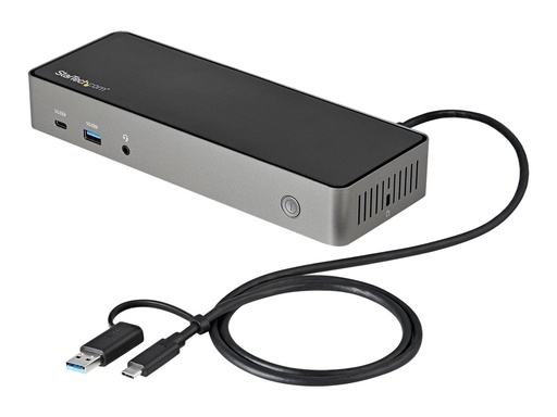 [DK31C3HDPDUE] StarTech.com Hybrid USB-C USB-A Dock - Triple 4K 60Hz