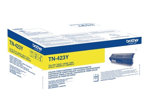 [TN423Y] Brother TN-423Y, 4000 pagina's, Geel, 1 stuk(s)