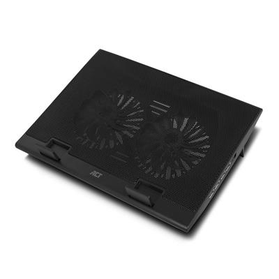 [AC8105] ACT Laptopstandaard, met ventilator, hoogte verstelbaar in 2 standen, 4-poorts hub