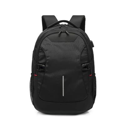 [AC8530] ACT Global rugzak 15,6 inch, zwart, met USB-laadpoort