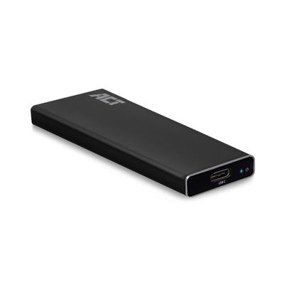 [AC1605] ACT M.2 SATA en NVMe SSD behuizing, USB-C 3.2 Gen2, aluminium