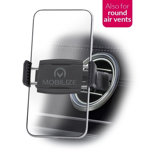 [MOB-CHRAVB-UNI] Mobilize Universal Car Holder for Round Air Vent Black